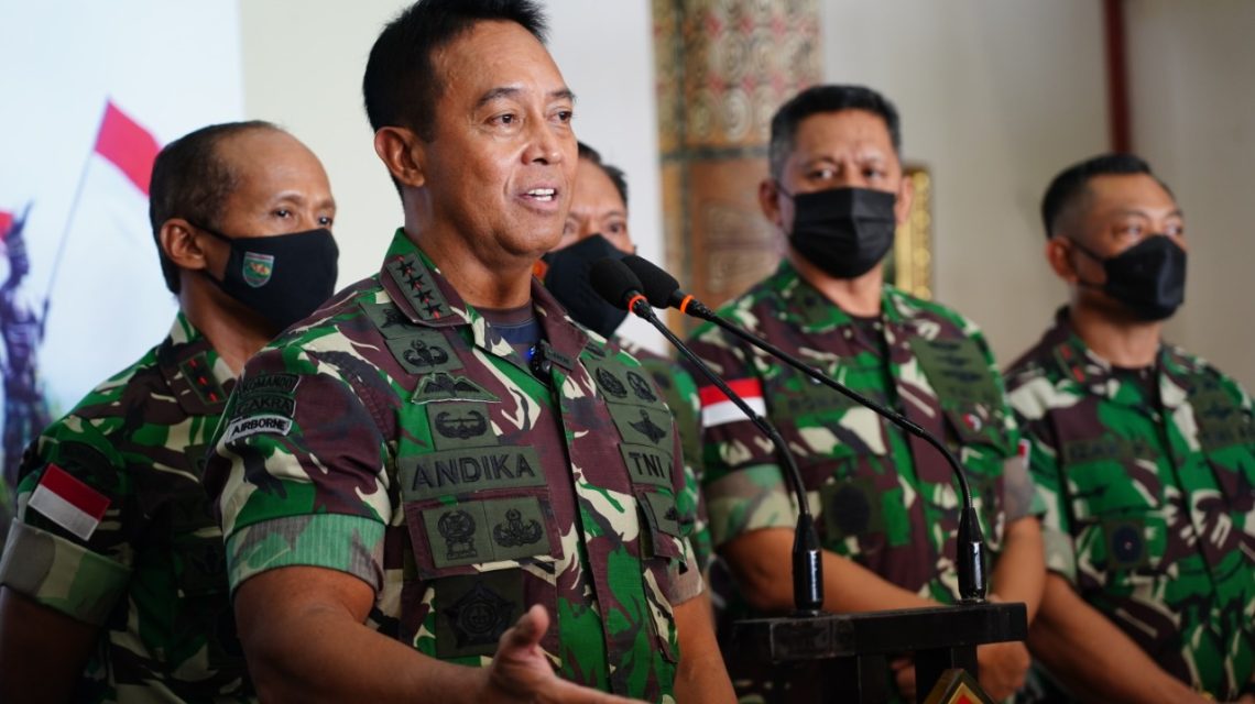 Panglima TNI Jenderal Andika Perkasa,