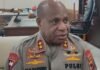 PERSEMPIT RUANG GERAK KSTP, POLDA PAPUA BANGUN POS DI SERAMBOKAN