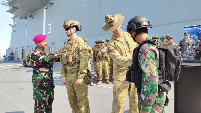 Latgab Woomera 3 Tentara Nasional Indonesia (TNI) bersama Angkatan Bersenjata Australia (ADF) menggelar Latihan Gabungan Bersama (Latgabma) bertajuk Keris Woomera Joint Exercise 2024. (Sumber Foto Puspen TNI)
