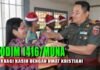 KODIM 1416/MUNA BERBAGI KASIH DENGAN UMAT KRISTIANI