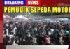 PARA PEMUDIK SEPEDA MOTOR MULAI MEMADATI PELABUHAN CIWANDAN UNTUK MENYEBERANG KE PULAU SUMATERA
