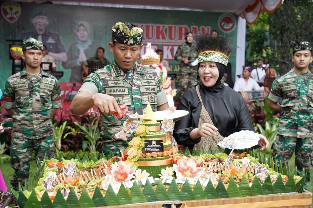 Ajendam IX/Udayana Gelar Acara Syukuran HUT Ajudan Jenderal TNI Angkatan Darat