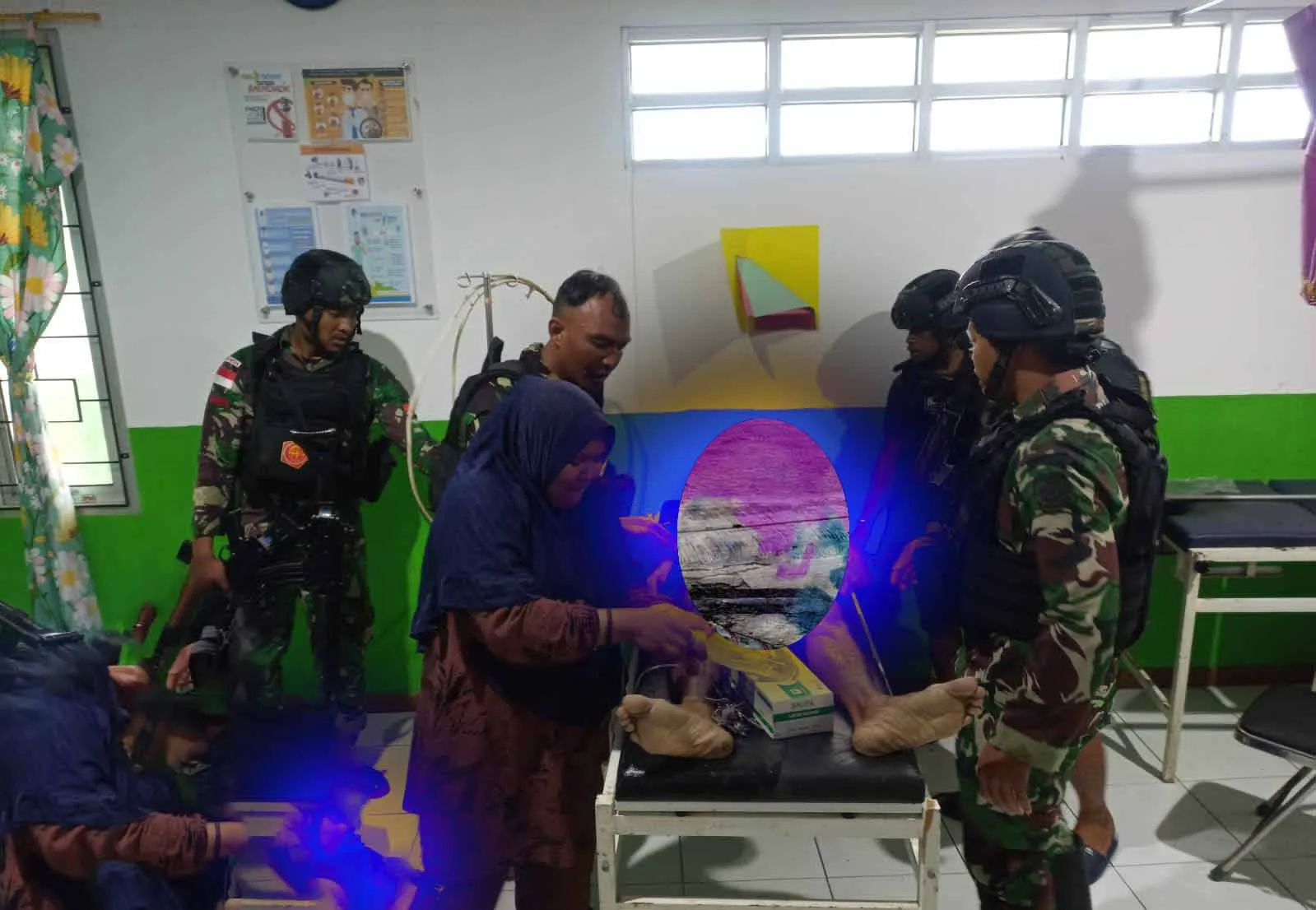 Anggota TNI Tewas Di Tikam OTK Di Pasar Sinak Puncak
