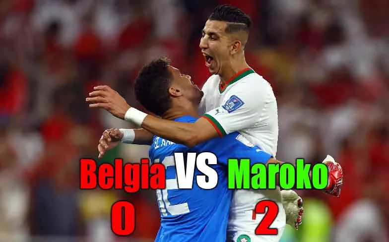 Belgia Kalah 0-2 dari Maroko