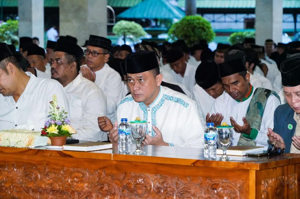 Dzikir dan Doa Keselamatan Bangsa, Pangdam Ikuti Istighosah Kubro Isra Mi’raj