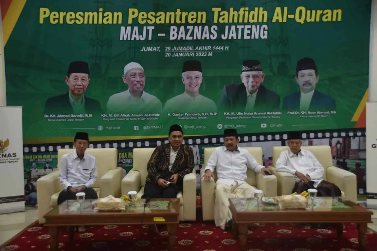 Gus Yasin Resmikan Ponpes Tahfidh Qur’an MAJT-Baznas Jateng