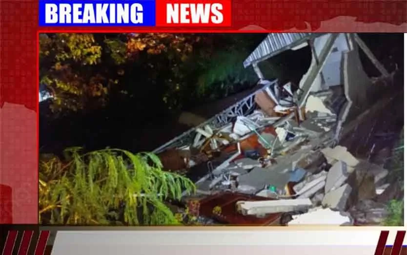HUJAN DERAS LANDA BOGOR, 1 RUMAH TERTIMPA LONGSOR DAN 2 PENGHUNI LANSIA LUKA-LUKA