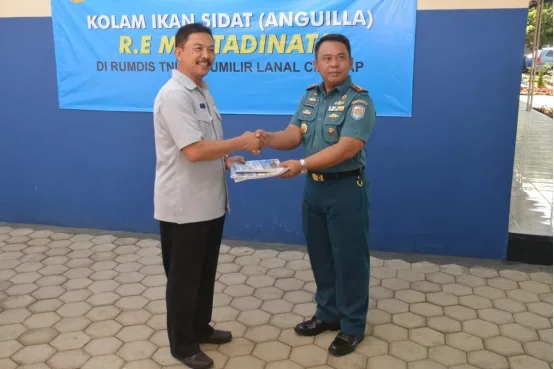 KOLAM SIDAT R.E. MARTADINATA LANAL CILACAP TERIMA KUNJUNGAN PENGURUS PPAL PUSAT DAN MAJALAH JALASENA