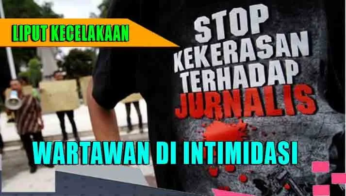 LIPUT KECELAKAAN, WARTAWAN DI INTIMIDASI DAN HP DIBANTING PELAKU