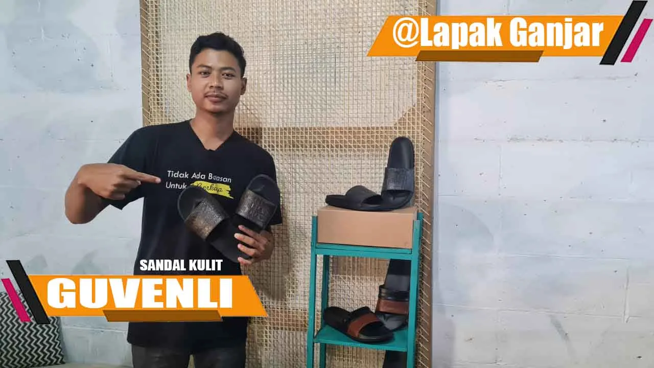 Sandal Kulit Guvenli Karya Anak Bangsa Asal Jepara