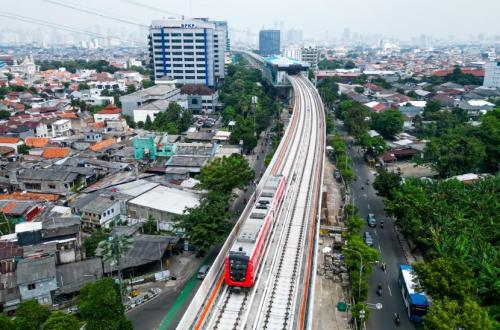 PT. WASKITA KARYA SEBUT PROGRES LRT FASE 1 B SUDAH MENCAPAI 97,99 PERSEN