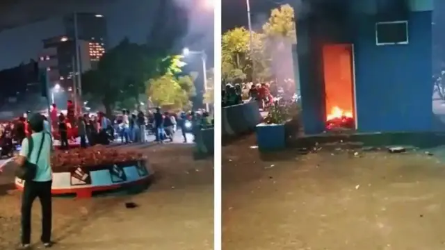 JAKARTA MEMANAS LAGI: POS POLISI DIBAKAR, GAS AIR MATA DITEMBAKKAN DI SLIPI HINGGA PETAMBURAN