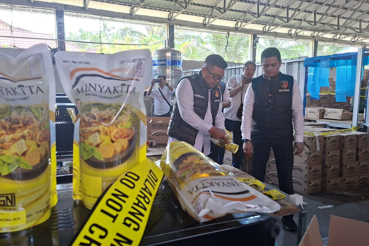 PEMILIK GUDANG OPLOSAN MINYAKITA DITANGKAP POLDA BENGKULU
