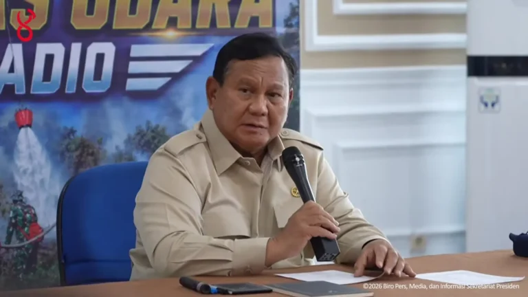“SAYA TIDAK MAIN-MAIN”: PRABOWO ANCAM CABUT SELURUH IZIN KORPORASI PEMBAKAR HUTAN