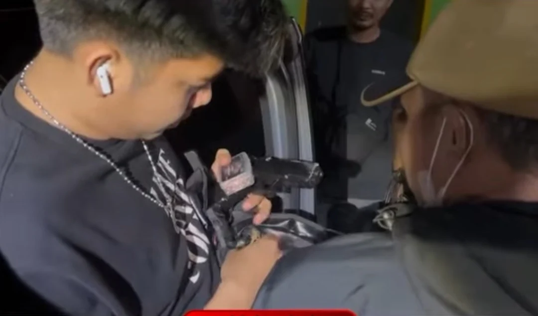PUKUL DAN ANCAM ISTRI DENGAN AIRSOFT GUN, JIMIN DI TANGKAP POLISI
