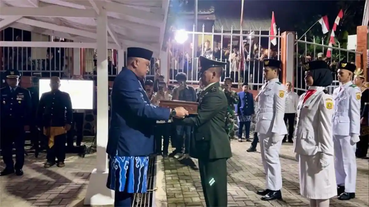 PENJEMPUTAN BENDERA PUSAKA TAHUN 1948 DI PENDOPO BERSEJARAH NANGGUNG KABUPATEN BOGOR