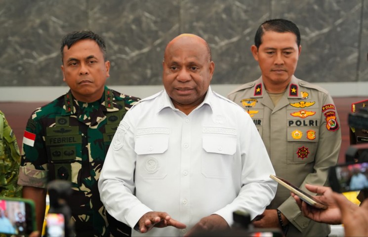 WASPADAI KEMARAU PANJANG HINGGA NOVEMBER, PEMPROV PAPUA DAN FORKOPIMDA SIAGAKAN PASUKAN SERTA MOBIL WATER CANNON