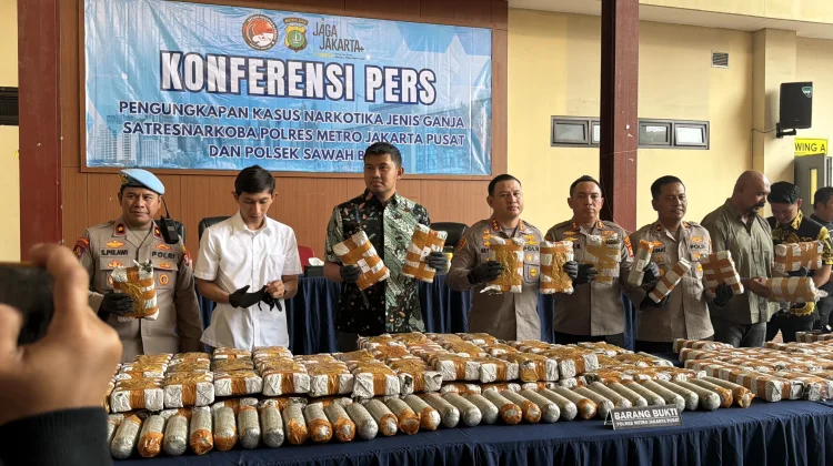 SEPANJANG BULAN JULI 2026, 132 KG GANJA BERHASIL DIUNGKAP POLISI DI JAKARTA