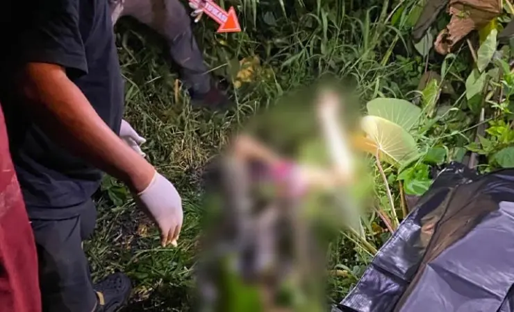 SADIS, GADIS ABG DITEMUKAN TEWAS DIBAKAR DI NABIRE
