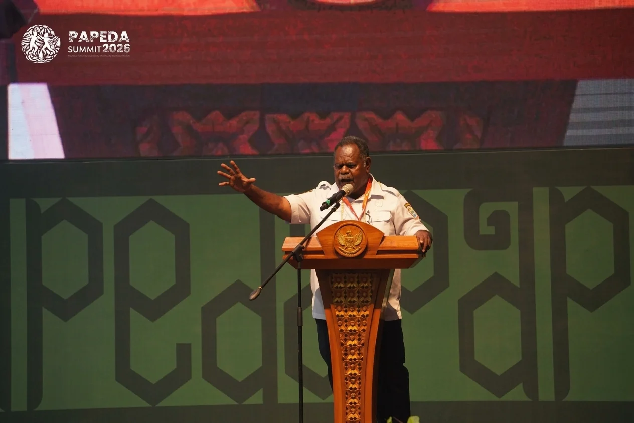 DI PAPEDA SUMMIT 2026, GUBERNUR PAPUA BARAT DAYA SERUKAN PERLINDUNGAN HUTAN DAN PENGAKUAN HAK ADAT