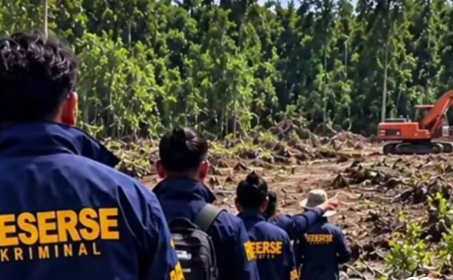 OKNUM DPRD KAMPAR JADI TERSANGKA PERAMBAH HUTAN 60 HEKTARE, LAHAN NEGARA DISULAP JADI KEBUN SAWIT PRIBADI