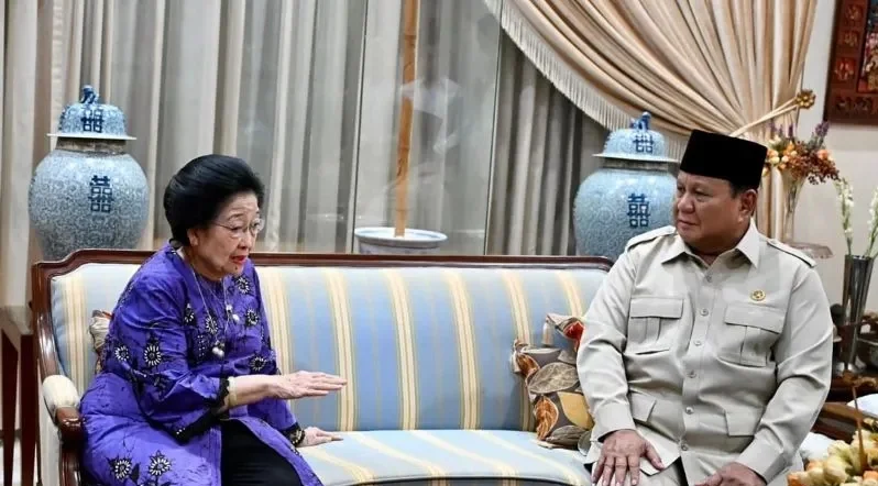 PRABOWO TAKZIAH KE KEDIAMAN MEGAWATI DI JAKARTA DOAKAN GURUH SOEKARNOPUTRA DAPAT TEMPAT TERBAIK