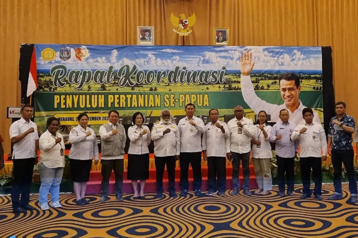 KONSOLIDASI PENYULUH SE-PAPUA, KEMENTAN DAN PEMPROV PAPUA SELATAN DORONG TRANSFORMASI PAPUA JADI LUMBUNG PANGAN TIMUR INDONESIA