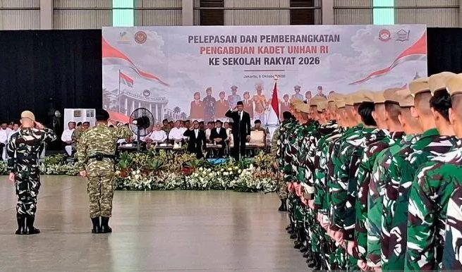 KEMENSOS GANDENG KEMHAN TERJUNKAN 1.262 KADET UNHAN DAMPINGI SISWA SEKOLAH RAKYAT