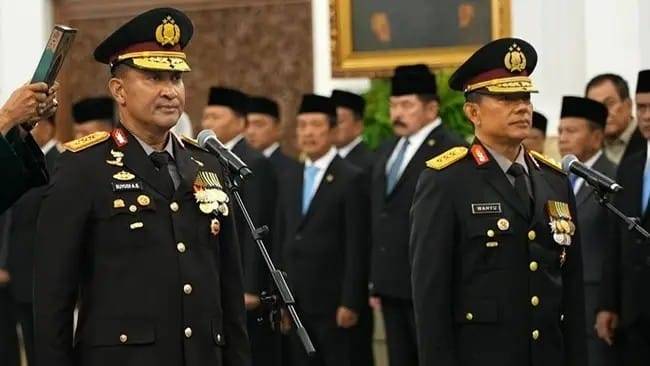 PRESIDEN PRABOWO RESMI LANTIK JENDERAL SUYUDI ARIO SETO SEBAGAI KAPOLRI DAN KOMJEN WAHYU HADININGRAT SEBAGAI WAKAPOLRI
