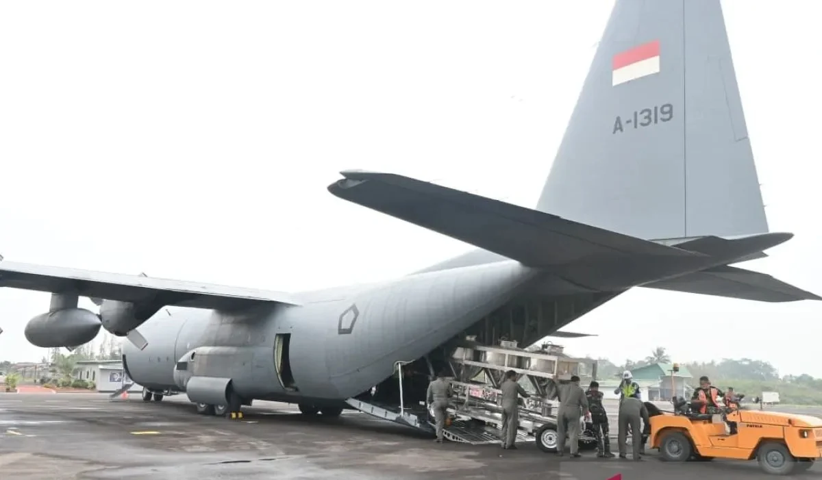 TNI AU TURUNKAN HUJAN BUATAN, API KARHUTLA DI SUMSEL PADAM DI 7 WILAYAH
